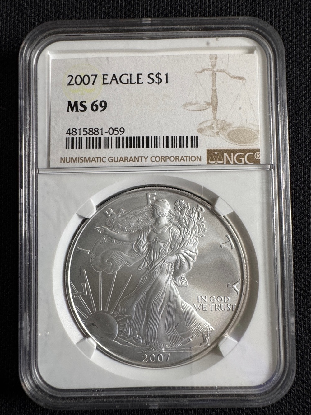 2007 Silver Eagle MS69 - Silver
